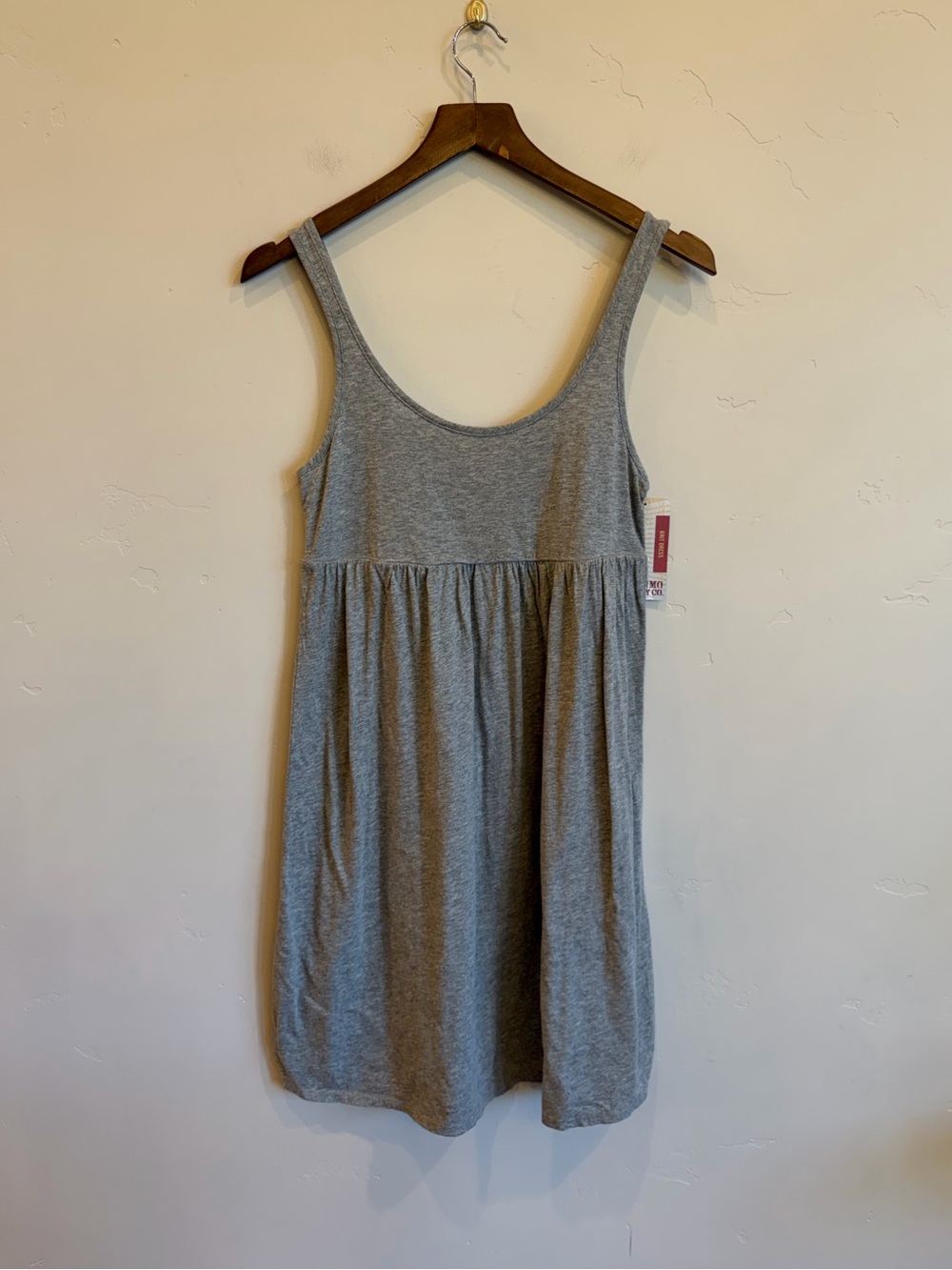 MOSSIMO Target Heathered Grey 100% Cotton Sleeveless Babydoll Summer